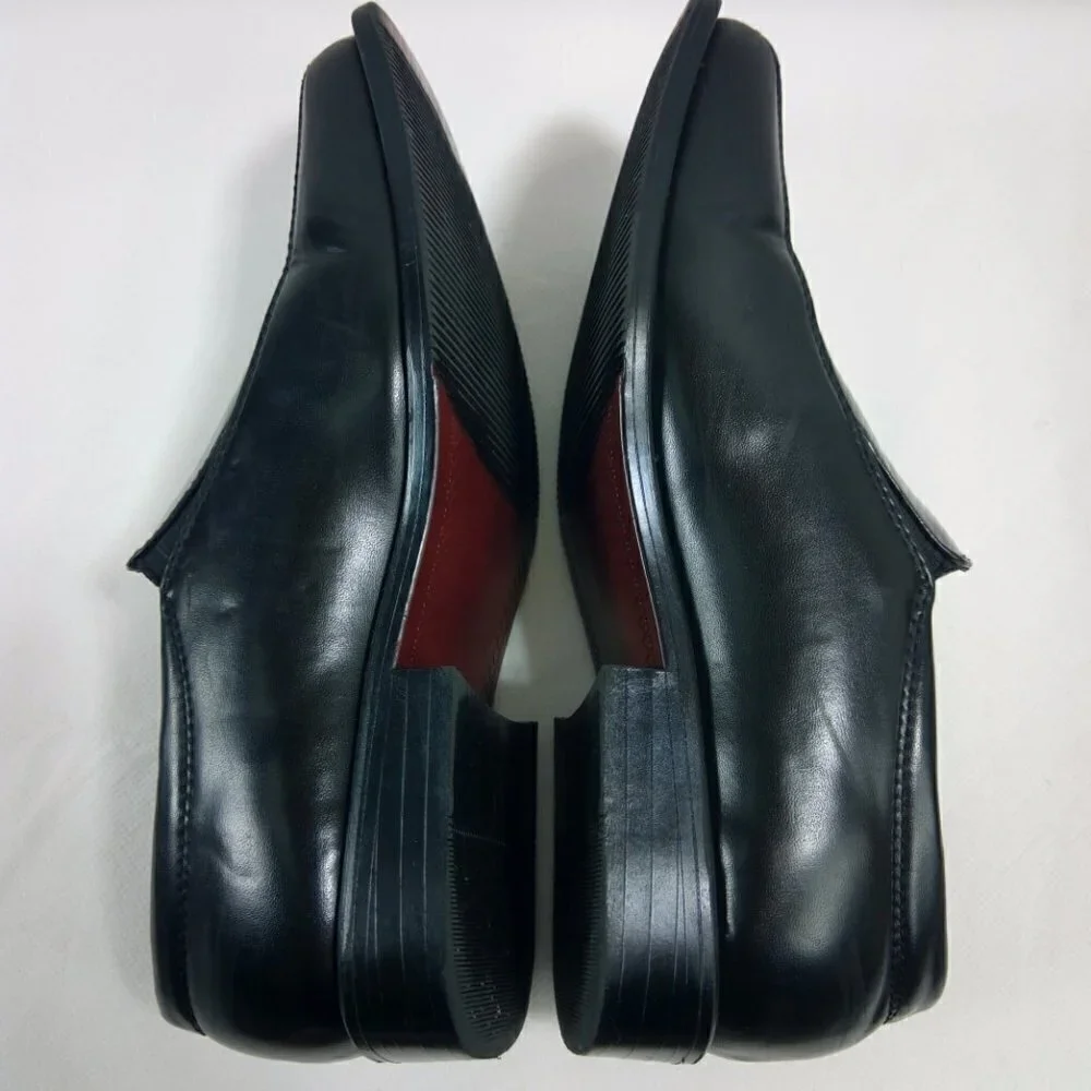 Stacy Adams Boys Slip On Black Dress Shoes 5M